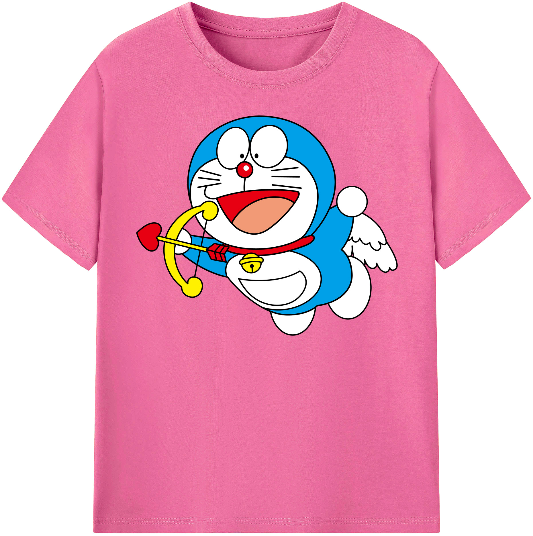（画像用） ドラえもん Doraemon レディースカジュアルプリントTシャツ（綿100％）